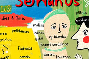 Vocabulario de Estados y Sensaciones