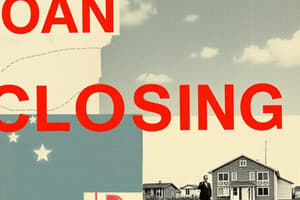 Loan Closing Process Overview