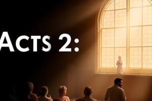 Biblical Conversion in Acts 2