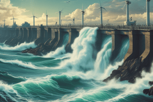 Energy from Ocean: Tidal Power Quiz