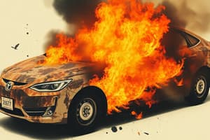 Battery and Electric Vehicle Fires