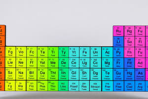 Tabla Periódica: Historia y Estructura