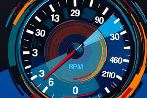 Tachometer Basics