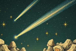 Meteoroids, Meteors and Meteorites Quiz