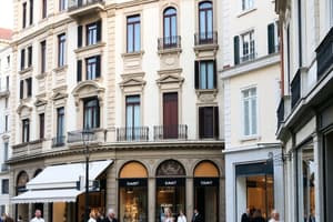 Overview of the Streets of Milan