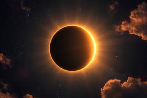 Solar Eclipse Observation and Explanation