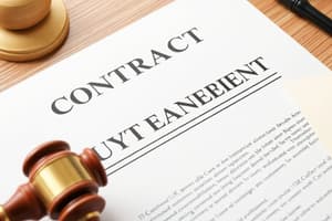 Contract Law Overview