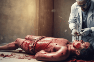 Penetrating Trauma and Gunshot Wounds