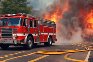 Red Fireground Procedures in Fire Incidents