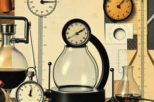 Science Tools and Measurement