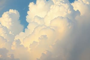 Cloud Formation and Types