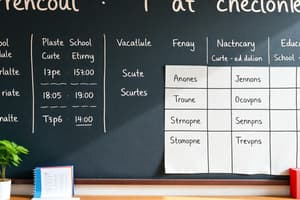 Le système scolaire français