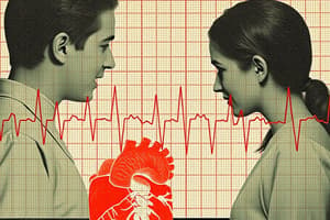 EKG Practice Exam Flashcards