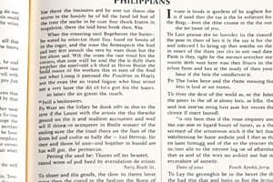 Philippians:Chapter one