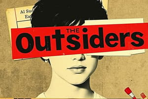 The Outsiders Chapter 6 Quotes Quiz