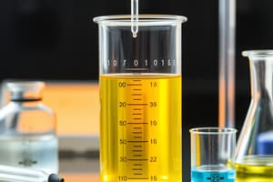 Volumetric Analysis and Titration