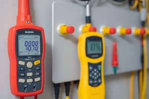 Electrical Safety and Measurements Quiz