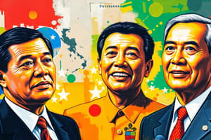 Philippine Presidents and Political Events