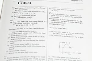 Class X Mathematics Textbook Quiz