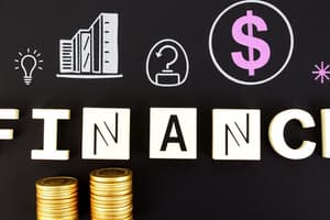 Concept of Finance Overview