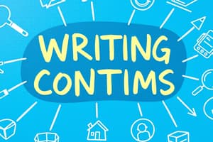 Key Writing Concepts and Forms