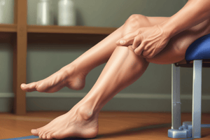 Ankle Instability and Recurrent Sprained Ankle Quiz