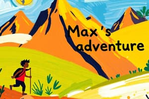 Max's Nighttime Adventure Quiz