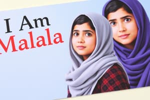 I Am Malala Chapter 16 Flashcards