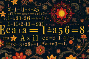 Pre-Algebra Unit 3 - Algebraic Expressions