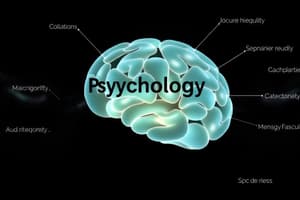 Introduction to Psychology Quiz