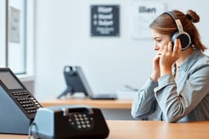 Téléphone - Activités d'écoute et de conversation