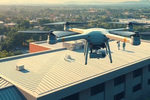 Drone Commercial Roofing Inspections