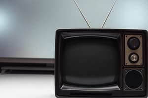 History and impact of television on culture and politics