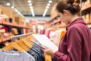 Accounting and Costs Concepts in Fashion