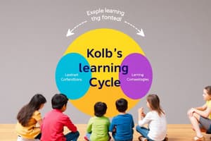 Kolb's Experiential Learning Cycle Quiz