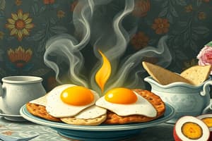 Clases sobre desayunos y huevos