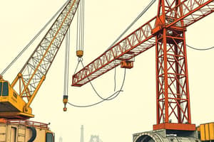 Mobile Cranes and Cleaning Safety Procedures