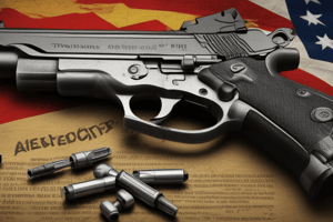 ATF Form 4473: Part 1 Firearms Transaction and Possession