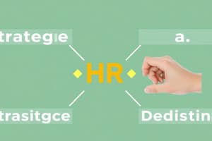 HR Roles & Responsibilities Overview