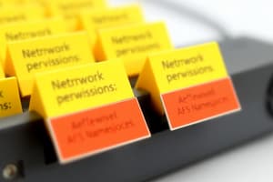 Windows Server Network Permissions Quiz