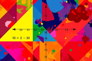 Coordinate Geometry and Decimal Operations