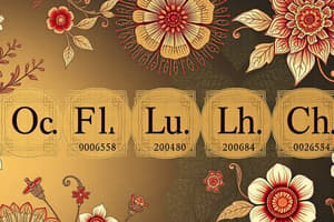 Chemistry: Compounds and Bonds Overview