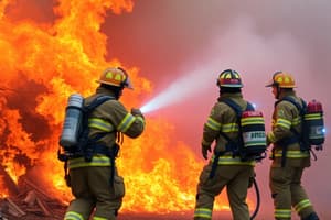 Firefighting Strategies and Risks