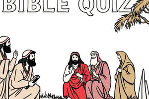 Bible Quiz: Biblical Figures and Events