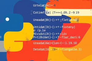 Python Variables and Naming Rules