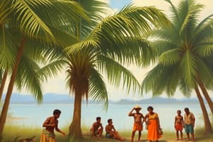 Coconut Palm and Native People of Zuluan