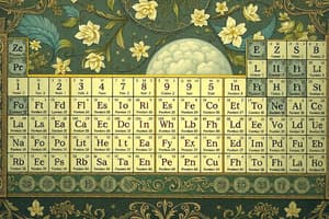 The Periodic Table of Elements