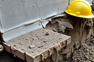 Concrete Fundamentals and Foundation Materials