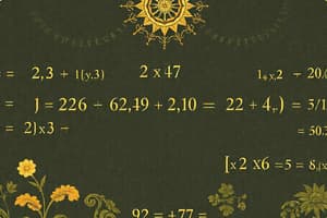 Algebra Class: Distance, Lines, and Sequences