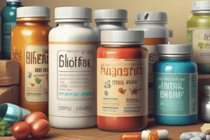 Nutrition Matters: Dietary Supplements